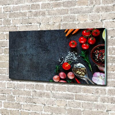 Schilderij glas Ingrediënten