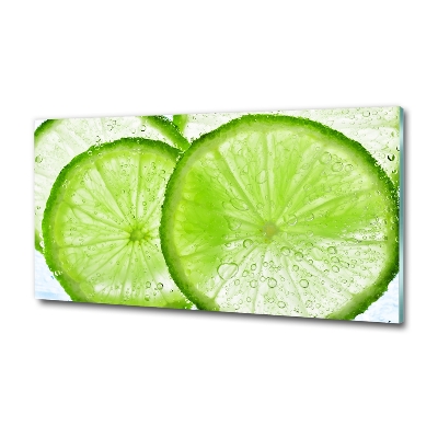 Glazen schilderij Limes onder water