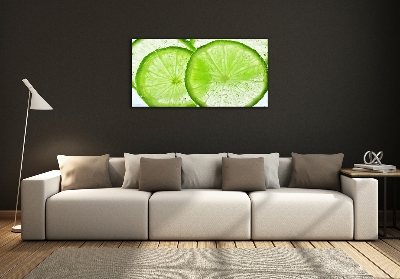 Glazen schilderij Limes onder water