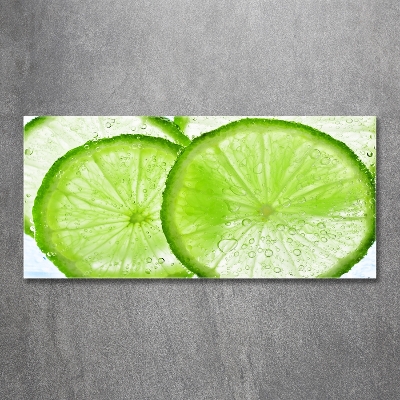 Glazen schilderij Limes onder water