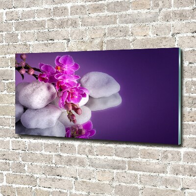 Schilderij op glas Orchidee
