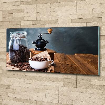 Foto schilderij op glas Koffiemolen