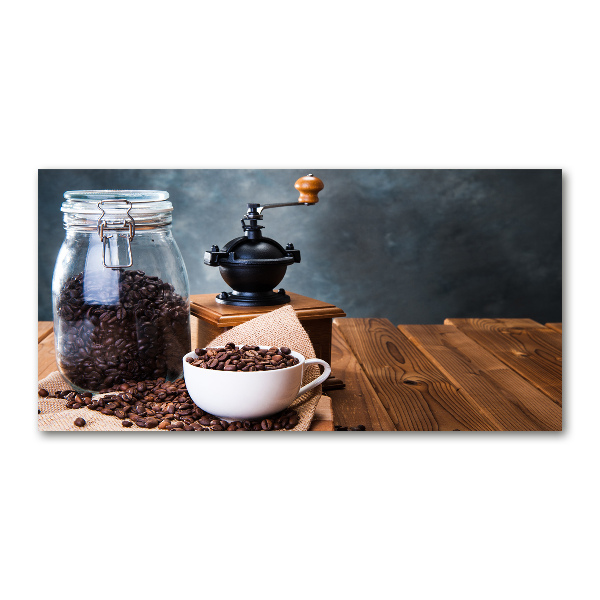 Foto schilderij op glas Koffiemolen
