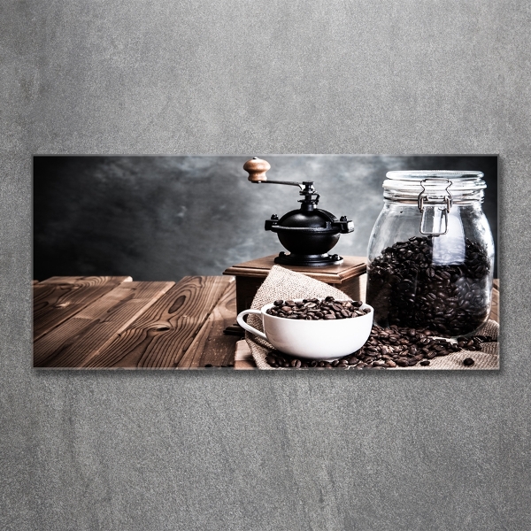 Schilderij op glas Koffiemolen