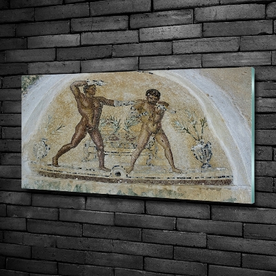 Foto schilderij op glas Mozaïek