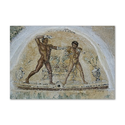 Foto schilderij op glas Mozaïek