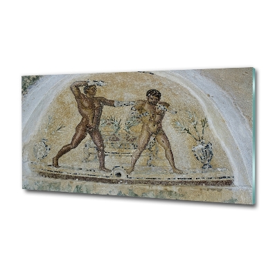 Foto schilderij op glas Mozaïek