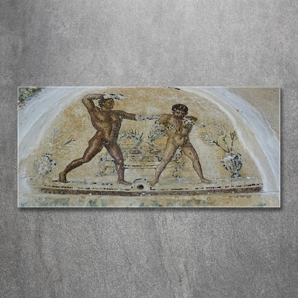 Foto schilderij op glas Mozaïek