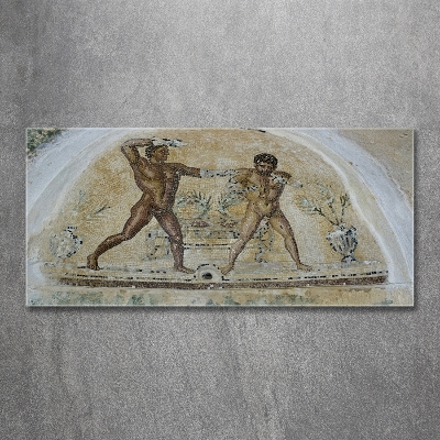 Foto schilderij op glas Mozaïek