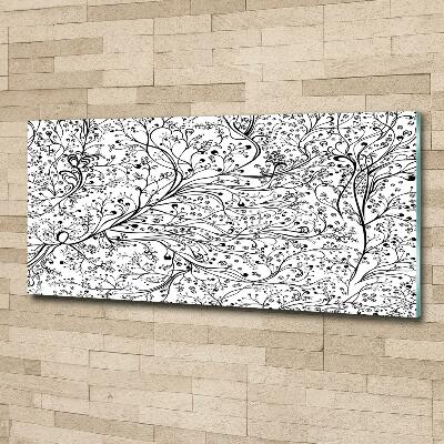 Schilderij glas Verstrengelde takken