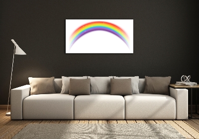 Foto schilderij op glas Regenboog
