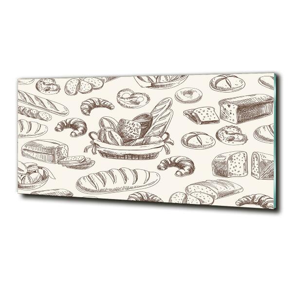 Schilderij op glas Brood