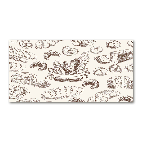 Schilderij op glas Brood