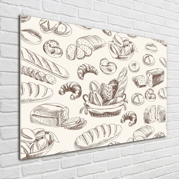 Schilderij op glas Brood