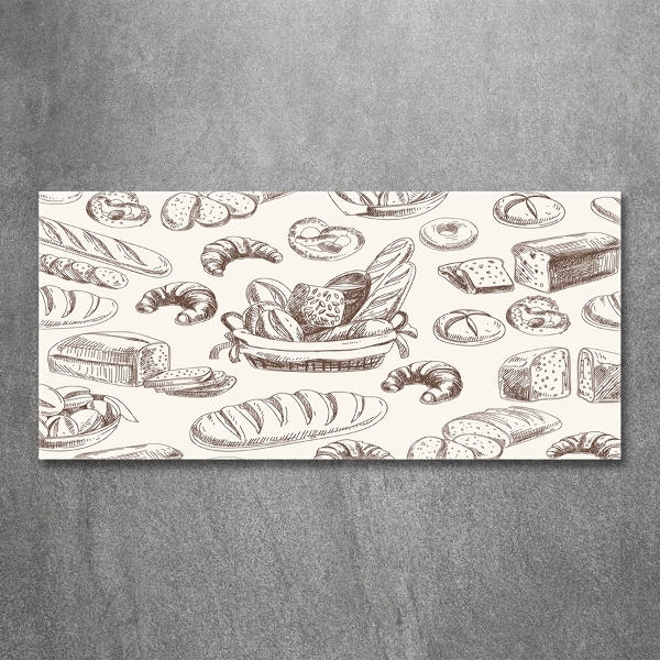 Schilderij op glas Brood
