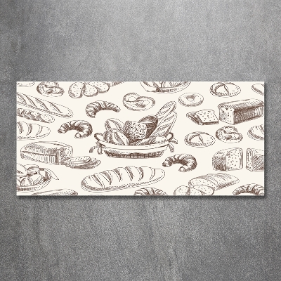 Schilderij op glas Brood