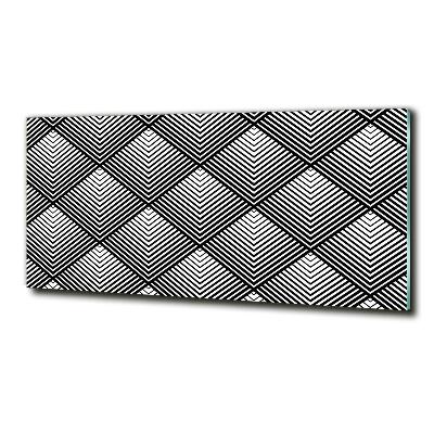 Schilderij glas Geometrische achtergrond