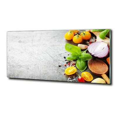 Foto schilderij op glas Groenten