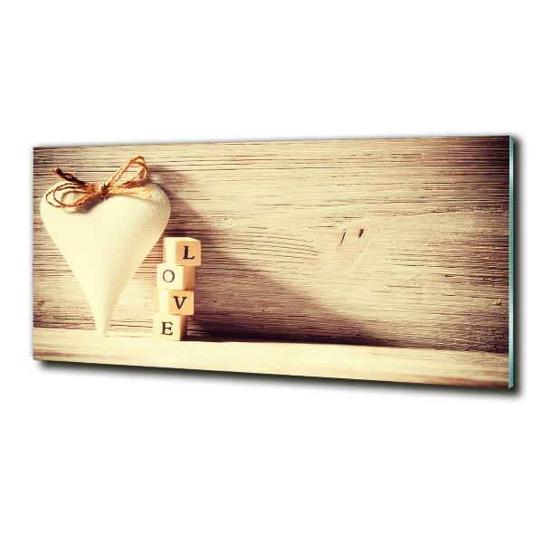 Foto schilderij op glas Liefde