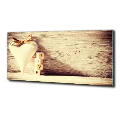 Foto schilderij op glas Liefde