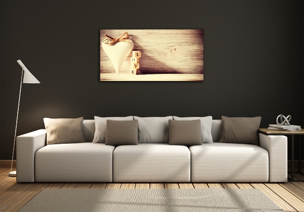 Foto schilderij op glas Liefde