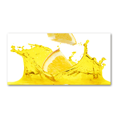 Schilderij glas Citroenschijfjes