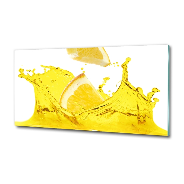 Schilderij glas Citroenschijfjes