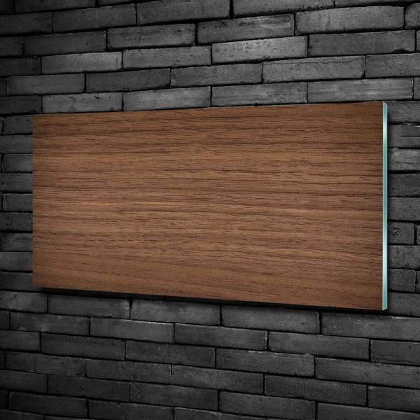 Schilderij op glas Houten achtergrond