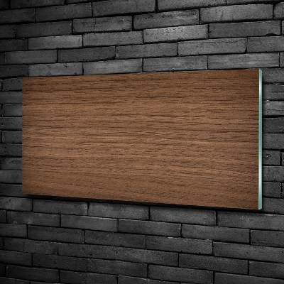 Schilderij op glas Houten achtergrond