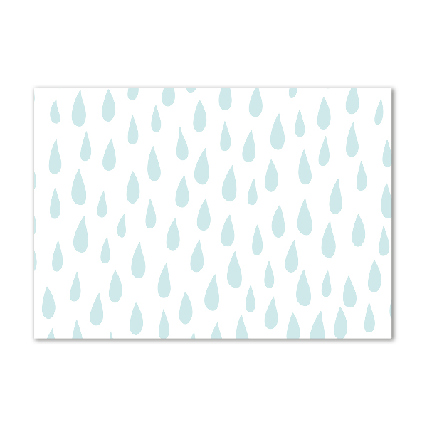 Schilderij op glas Druppels