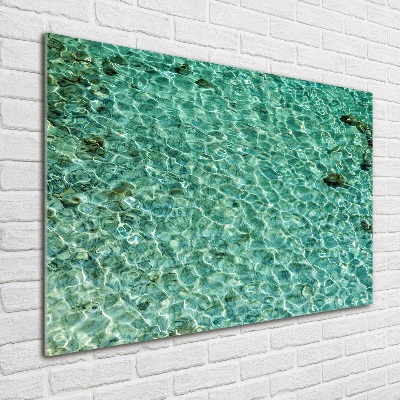 Glazen schilderij Helder water