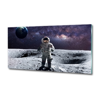 Foto schilderij op glas Astronaut