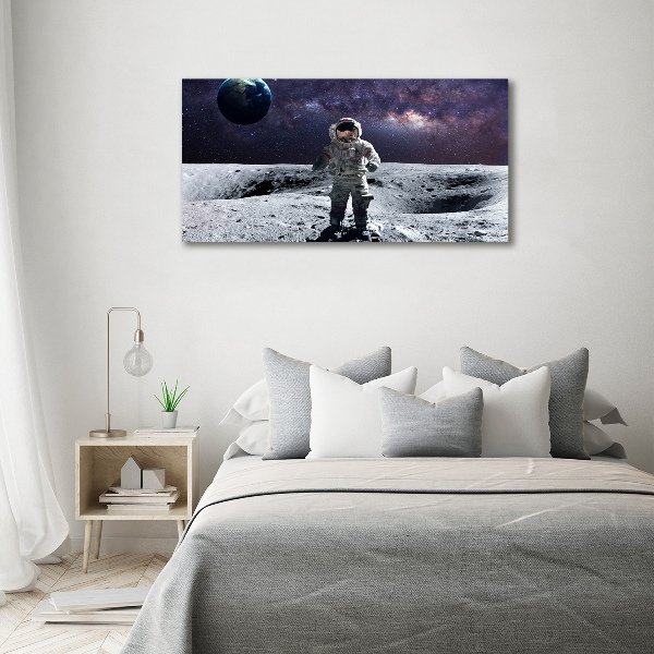 Foto schilderij op glas Astronaut