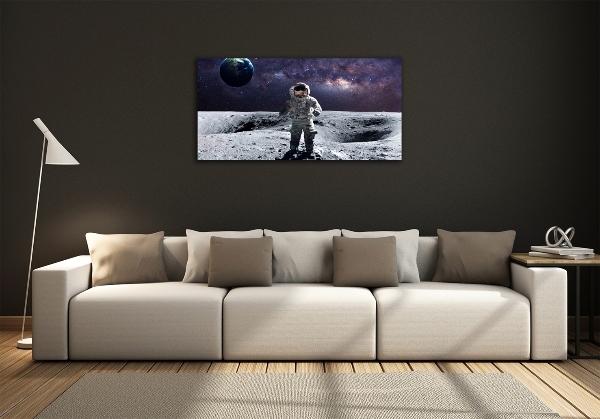 Foto schilderij op glas Astronaut