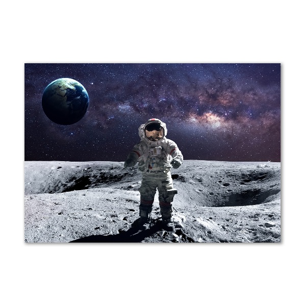 Foto schilderij op glas Astronaut