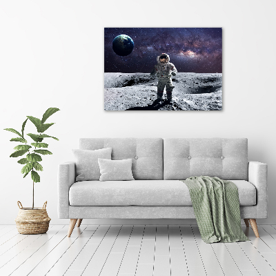 Foto schilderij op glas Astronaut