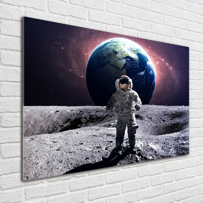 Schilderij op glas Astronaut