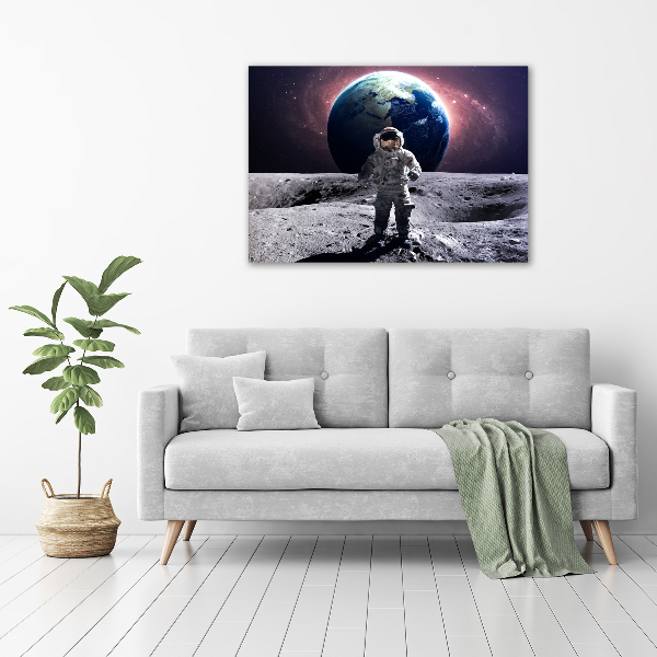 Schilderij op glas Astronaut