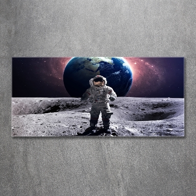 Schilderij op glas Astronaut