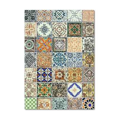 Verticale foto op glas Keramische tegels