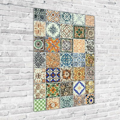 Verticale foto op glas Keramische tegels