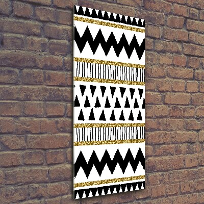 Verticale foto op glas Etnische achtergrond