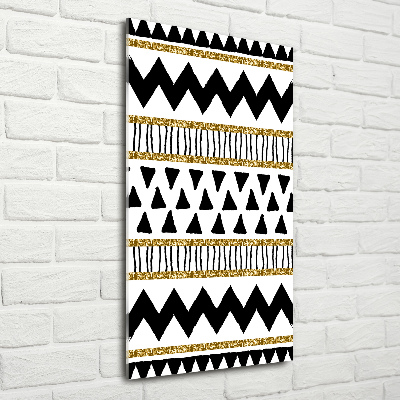 Verticale foto op glas Etnische achtergrond