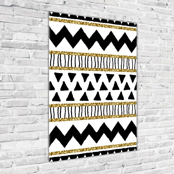 Verticale foto op glas Etnische achtergrond