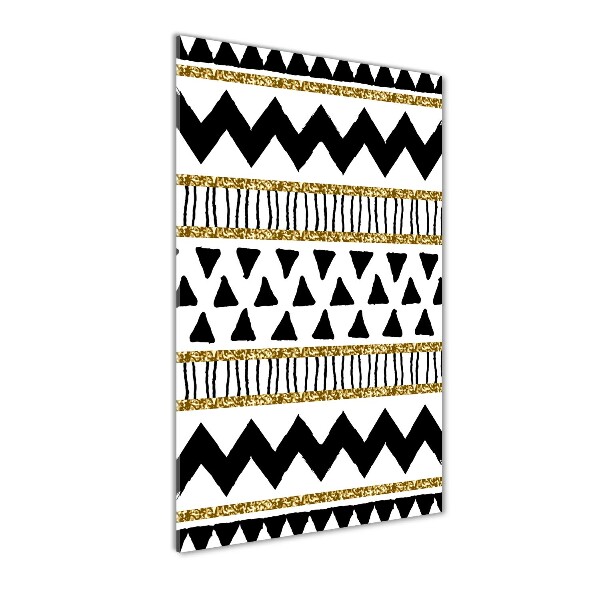 Verticale foto op glas Etnische achtergrond