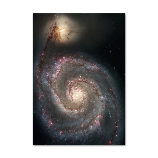 Verticale glasfoto Nevel