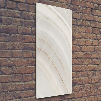 Verticale glasfoto Marmeren achtergrond