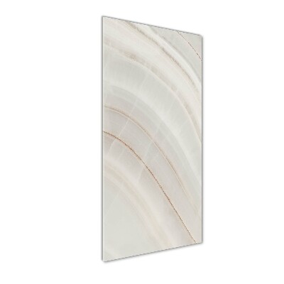 Verticale glasfoto Marmeren achtergrond