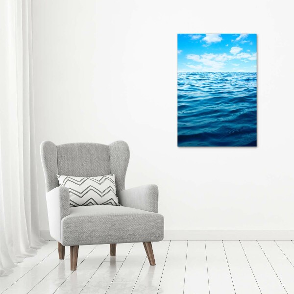 Verticale foto op glas Zeewater