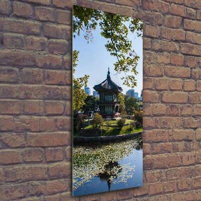 Verticale glasfoto Zuid-Korea